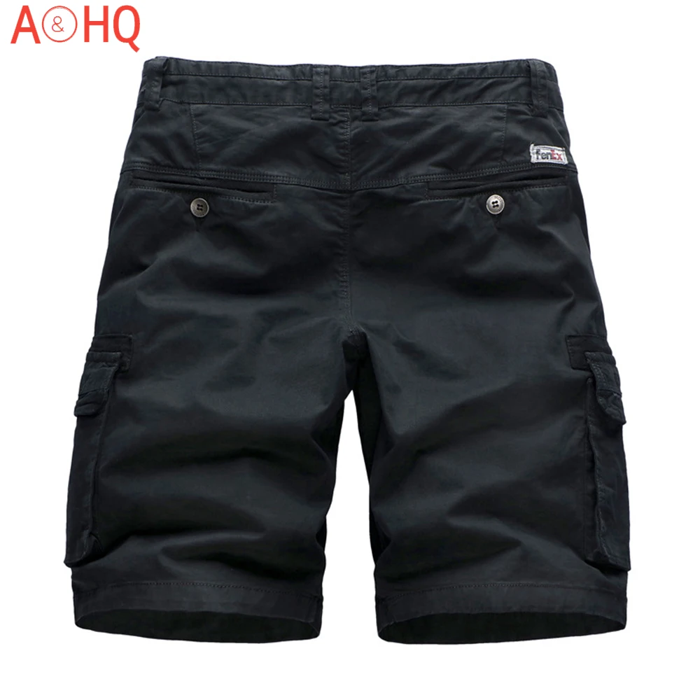 

Шорты-карго мужские хлопковые, штаны в стиле милитари, с несколькими карманами, тактическая уличная одежда, бермуды, лето 2021