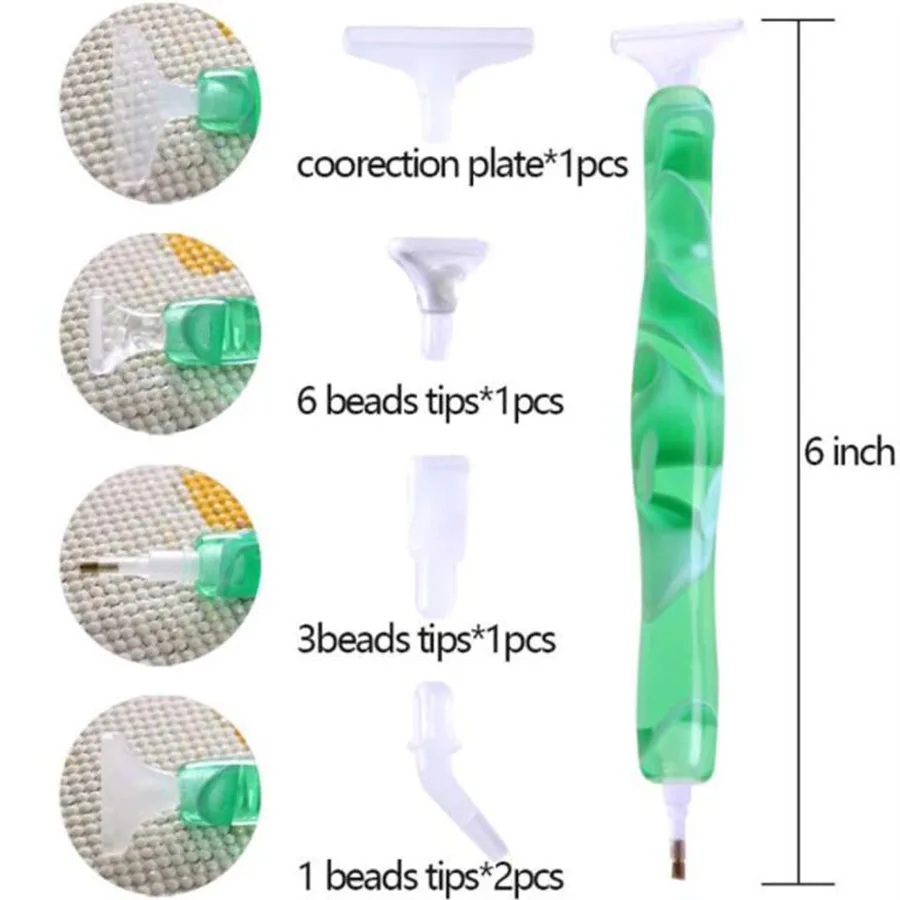 5D ручка для алмазной живописи из смолы точка ручки вышивки крестом аксессуары