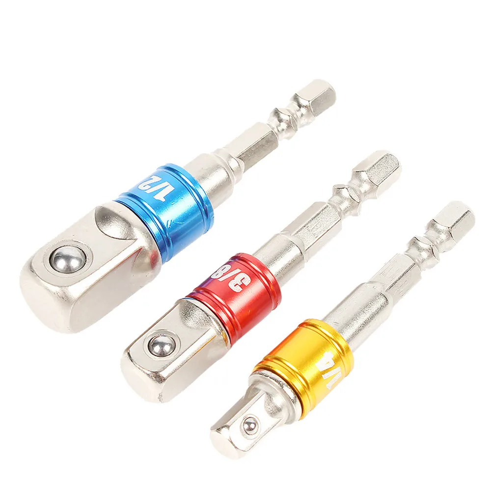 1 шт. набор ударных торцевых головок с шестигранным и квадратным удлинителем |