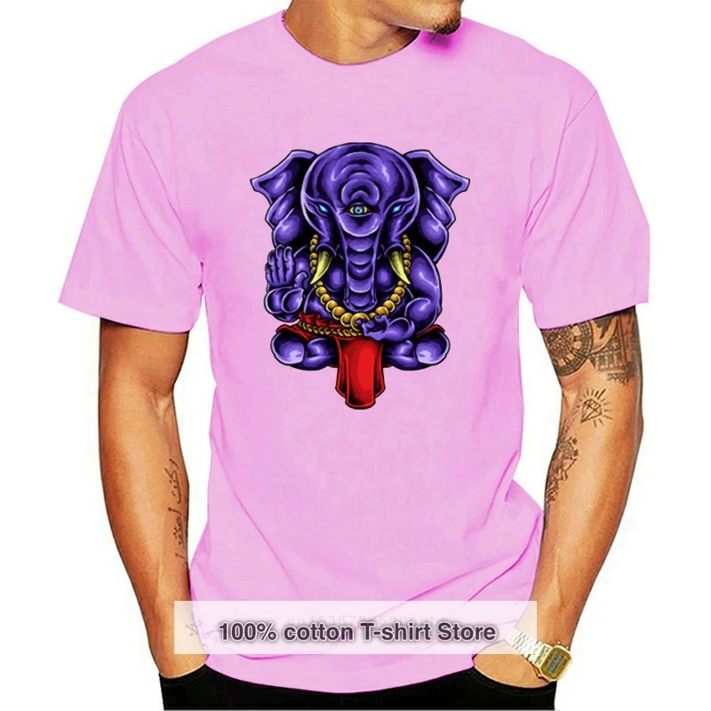 

Ganesh Ancient Eastern Elephant Religious God Adult T Shirt