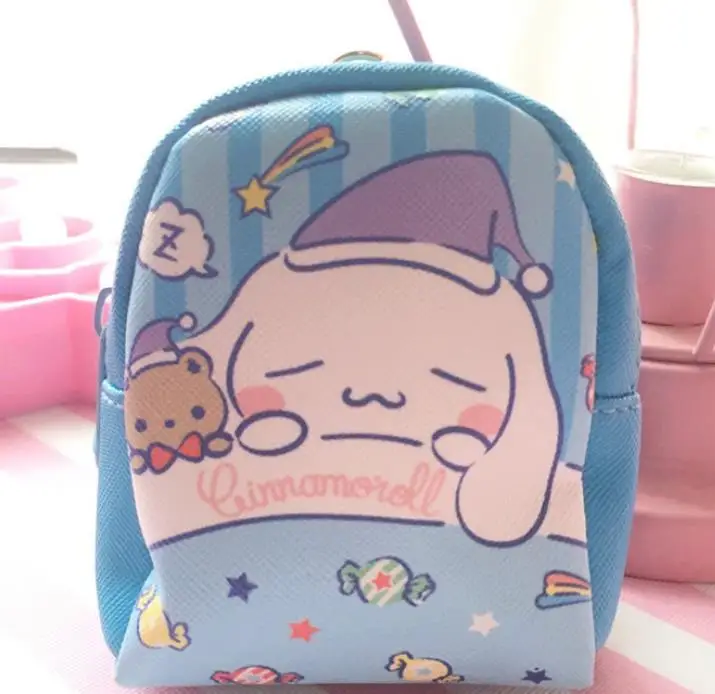 2 1 шт. креативный My Melody Pudding Cinnamoroll Собака маленькие Две звезды маленький ранец стильное портмоне для монет подвеска фигурка игрушки подарок - Цвет: 2