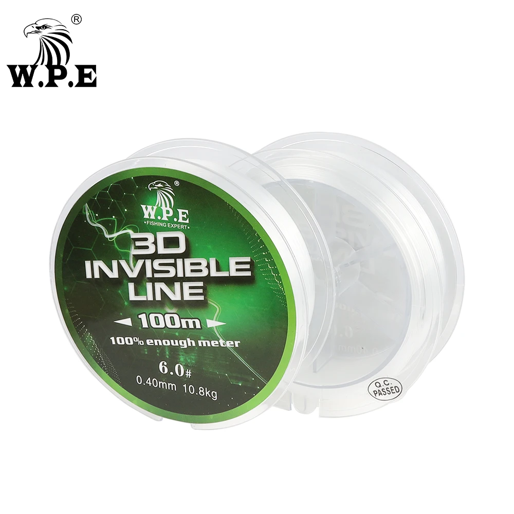 Брендовая нейлоновая леска W.P.E 100 м/150 м/300 м/500 м 0 23 мм-0 60 мм прочная