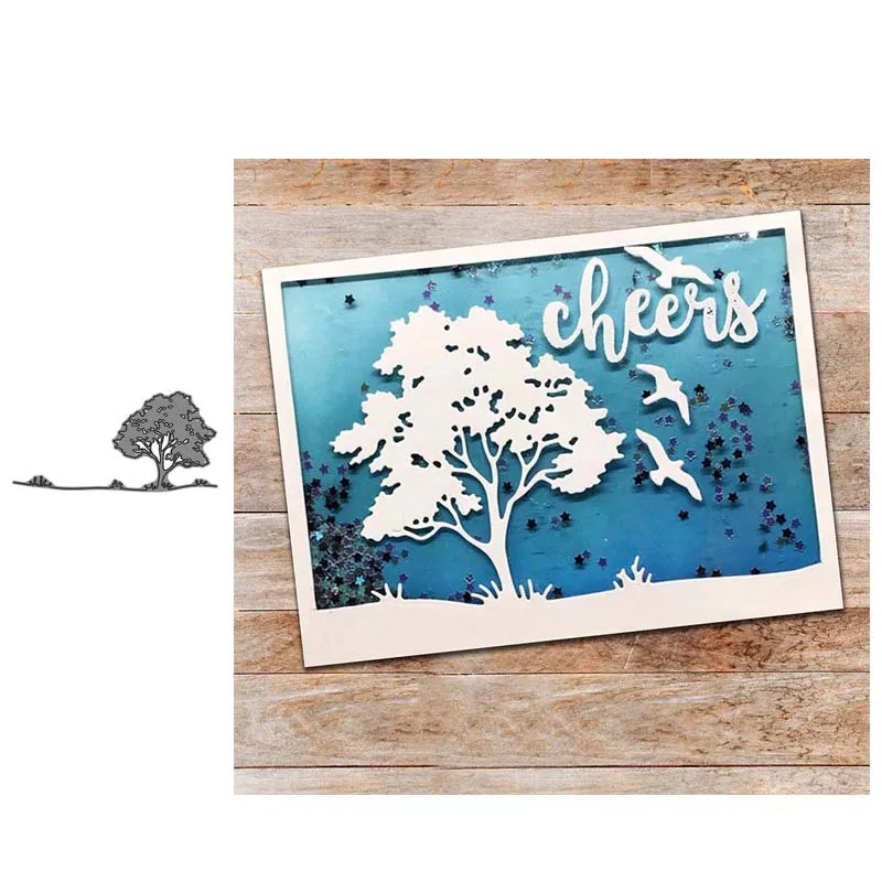 

Reunion New Arrival Banyan Tree Cutting Dies Metal Cutting Die Stencils DIY Scrapbooking Decorative Craft Photo Album Embossing