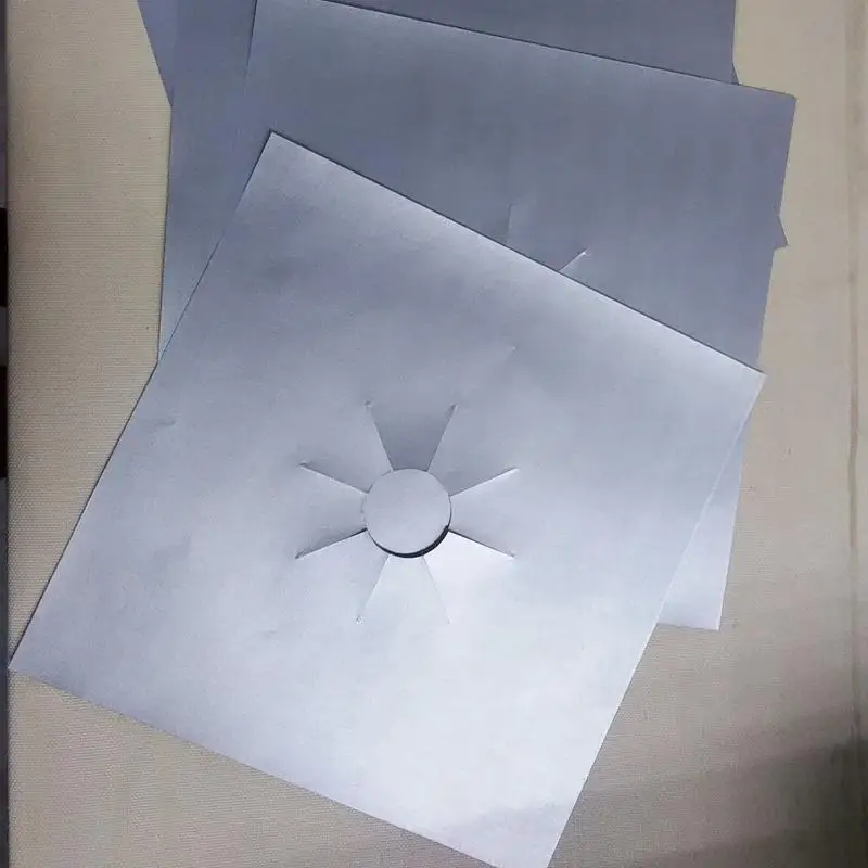 4 шт./компл. многоразовая алюминиевая фольга газовая плита крышка горелки