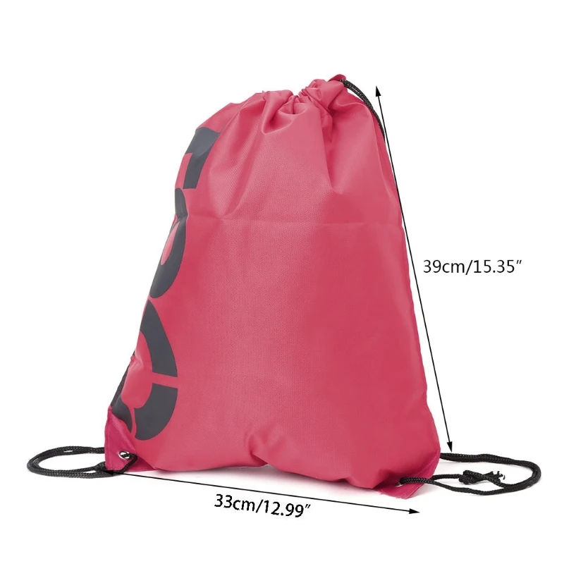 

Backpack Shopping Drawstring Bags Waterproof Travel Beach Gym Shoes Sports Pack
