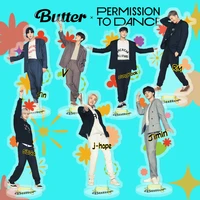 south korean groups k pop bangtan boys new album butter new acrylic model doll toy cosplay gift jimin jin suga fans collection