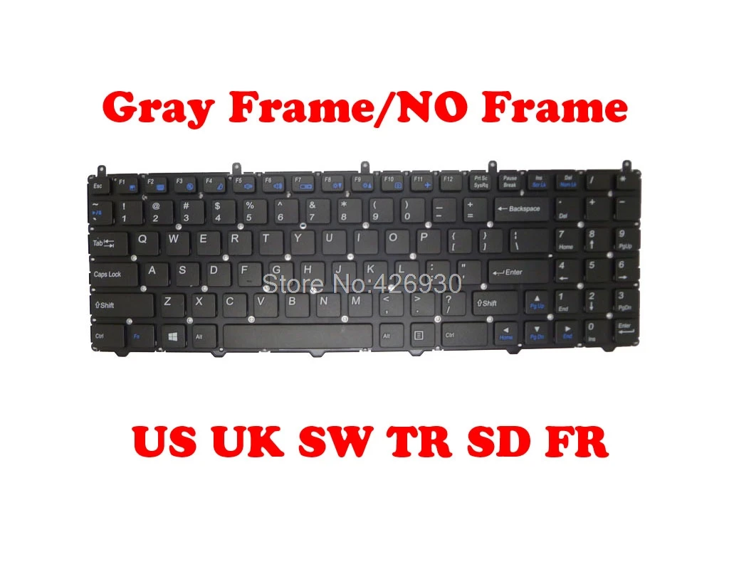 US TR SD FR UK клавиатура для CLEVO W650EH W650RZ1 W650SB W650SC W650SF W650SH W650SJ W650SR США Турция Швеция