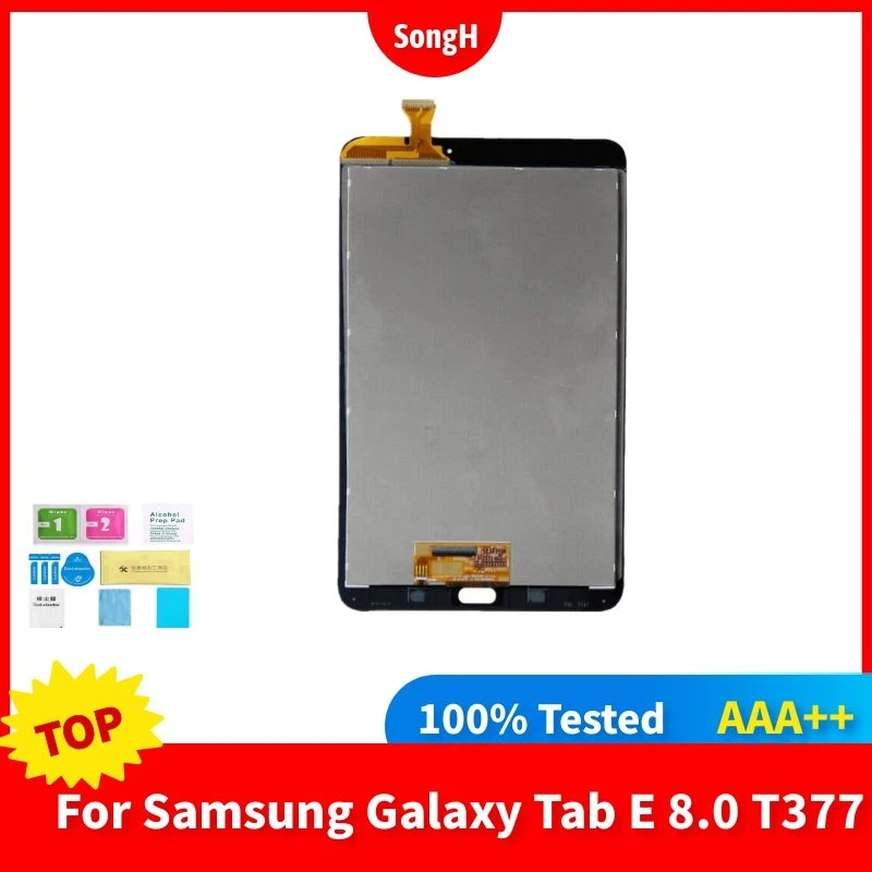 

ЖК-дисплей с сенсорным экраном и дигитайзером в сборе для Samsung Galaxy Tab E 10. 0 T3777 T377, ЖК-дисплей 8,0 дюйма
