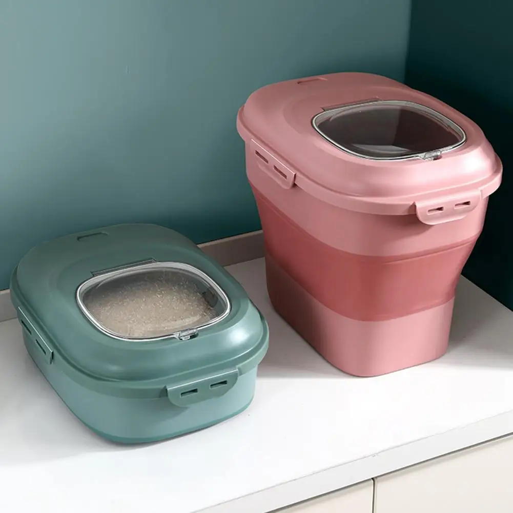 80% хит продаж! Контейнер для риса складное двойное уплотнительное кольцо 25 кг |