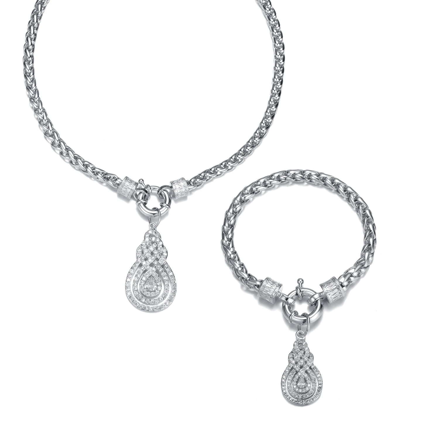 Модное дизайнерское ожерелье из золотистой цепочки 2019 квадратные циркониевые