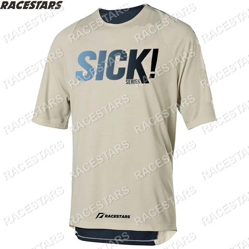 SICK Downhill Mountain Jersey MTB Motorcycle Shirt Men's Short Sleeve Outdoor Motocross Gear Camiseta Bicicleta DH Bike T-Shirt | Спорт и