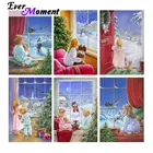 Набор для алмазной живописи с новогодней ёлкой для мальчиков и девочек