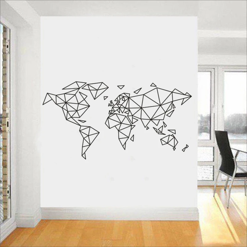 Виниловая настенная декоративная наклейка с дизайном в мире украшение для дома