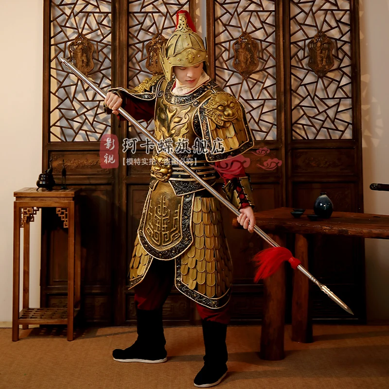 

Film television costume general Marshal armor Yang Jiajiang Xiang Yu armor battle robe armor crew warrior soldier performance