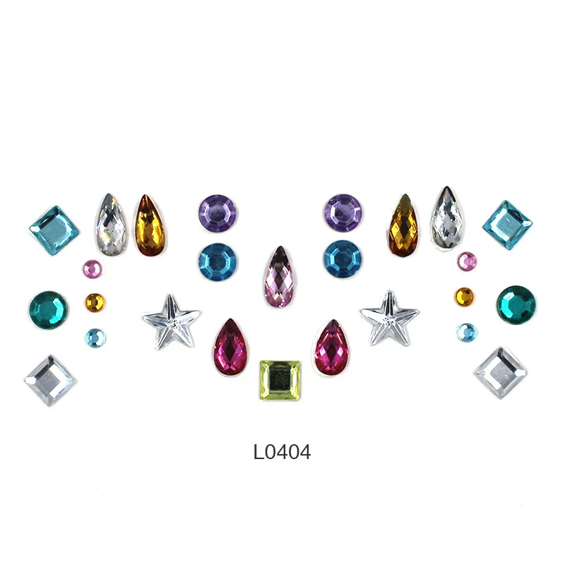 Искусственная татуировка блестящие украшения тату наклейка женская мода лицо