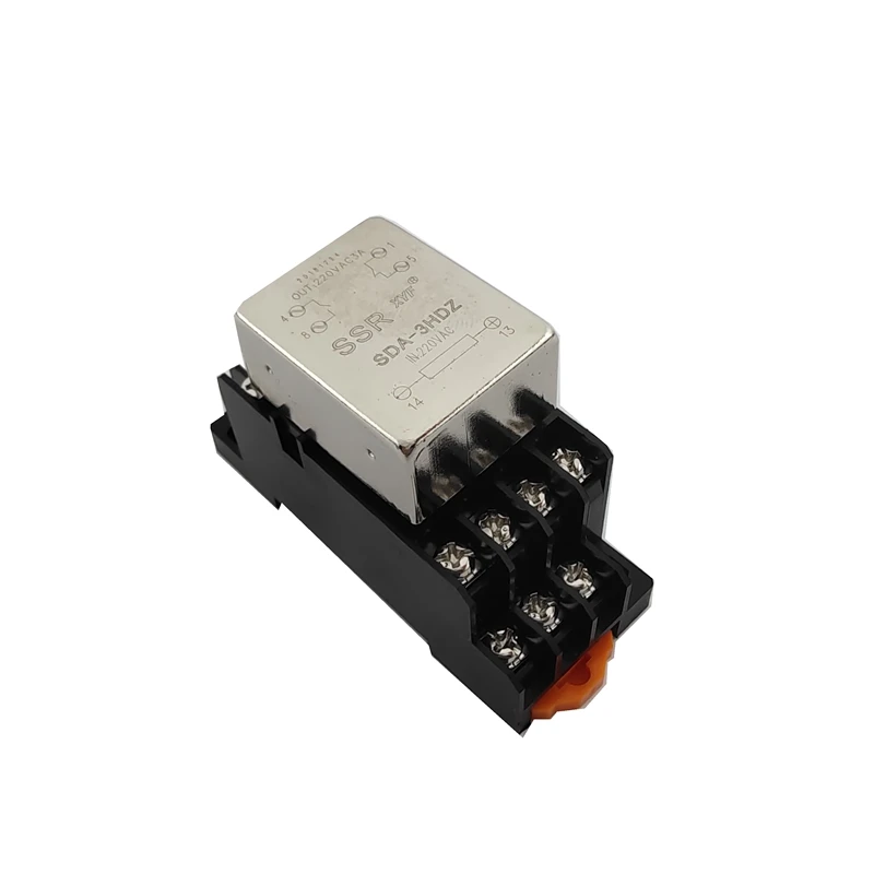 Маленький, миниатюрный, нормально открытый, нормально закрытый 3A220VAC AC твердотельные реле SDA-3HDZ розетка