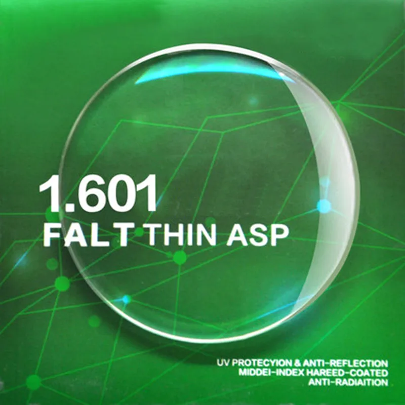 Оптические линзы veithdia асферические с одной видимостью защита от излучения