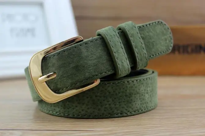 Ремень из свиной шкуры Женский декоративный разноцветный пояс натуральной кожи