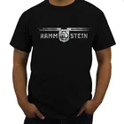 Мужская черная футболка рамштайн металла Германии, брендовая новая футболка бренд Shubuzhi хлопковая Футболка Перевозка груза падения