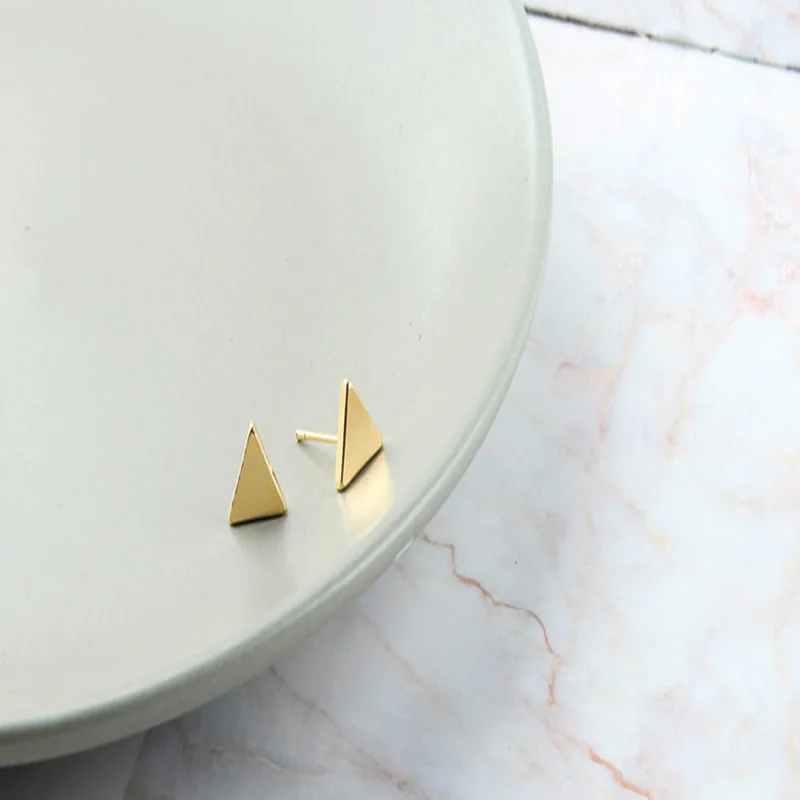 18K Золотые гальванические несмываемый серьги обручи сердце в форме сердца