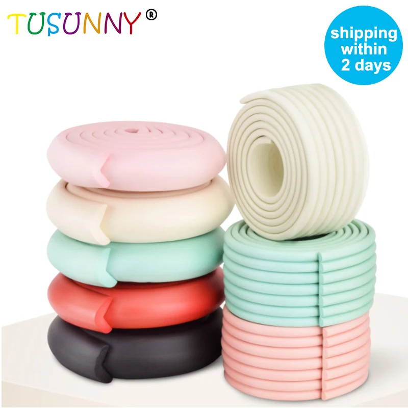

TUSUNNY 4M Child safety Protection Table Guard Baby Safety Products Edge Furniture silicone protection cover Corner protection