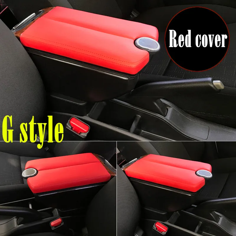 For Toyota Yaris Vitz Hatchback Armrest box 2006-2011 Double doors open 7USB Centre Console Storage Box Arm Rest | Автомобили и