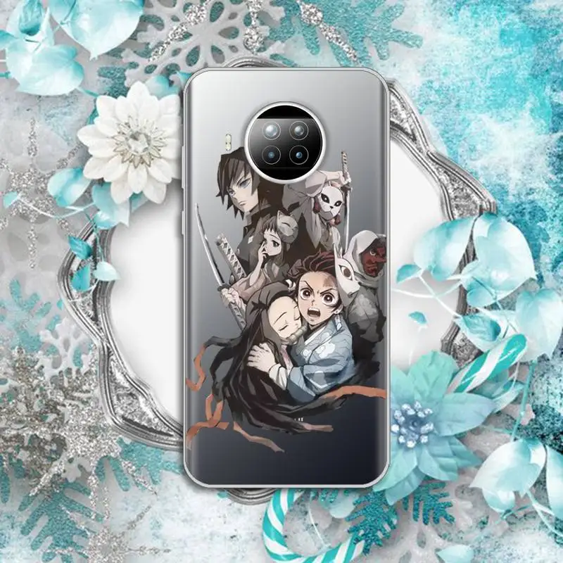 

Demon Slayer Anime Japan Phone Case Transparent for Xiaomi Redmi note 10 t 8 9 pro lite 11