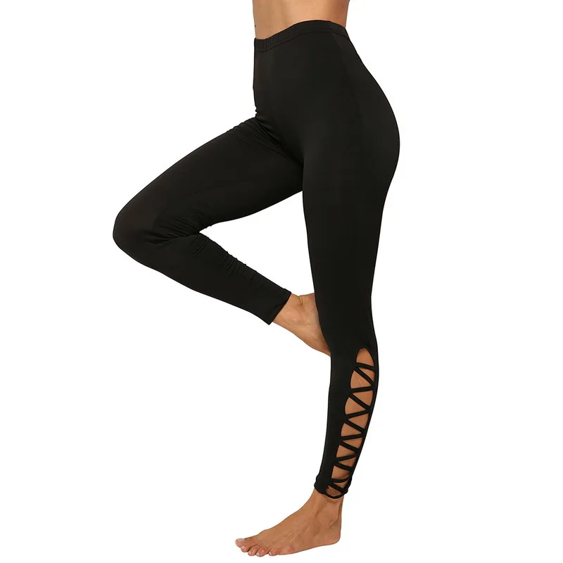 HEFLASHOR Для женщин леггинсы сетчатый в готическом стиле дизайн Фитнес BodybuildingTrousers брюки черные узкие брюки, спортивная одежда женский новинка, Толстовка для занятий в тренажерном зале, леггинсы - Цвет: black B