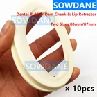 10 шт. одноразовый ортодонтический отбеливатель для губ и щек