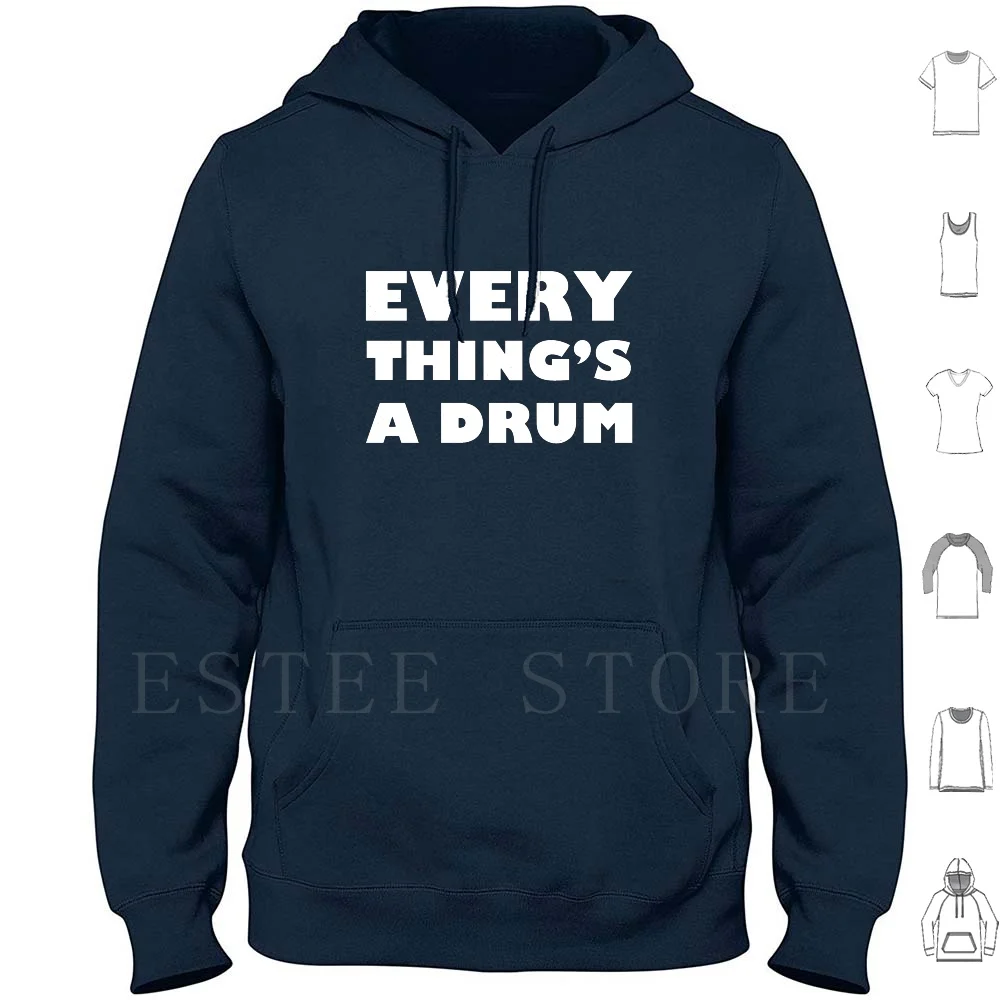 

Everything'S A Drum Hoodie Long Sleeve Aunty Donna Comedy Drum Everythings A Drum Funny Drums Auntie Donna Australian Humor
