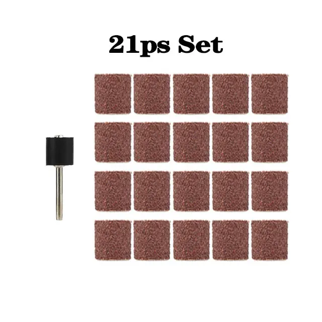 

Набор шлифовальных барабанов Dremel 1/2", 12.7 мм, 21 шт