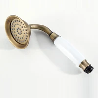 brass antique handheld shower head retro elegant shower hand shower head luxury bathroom accessories
