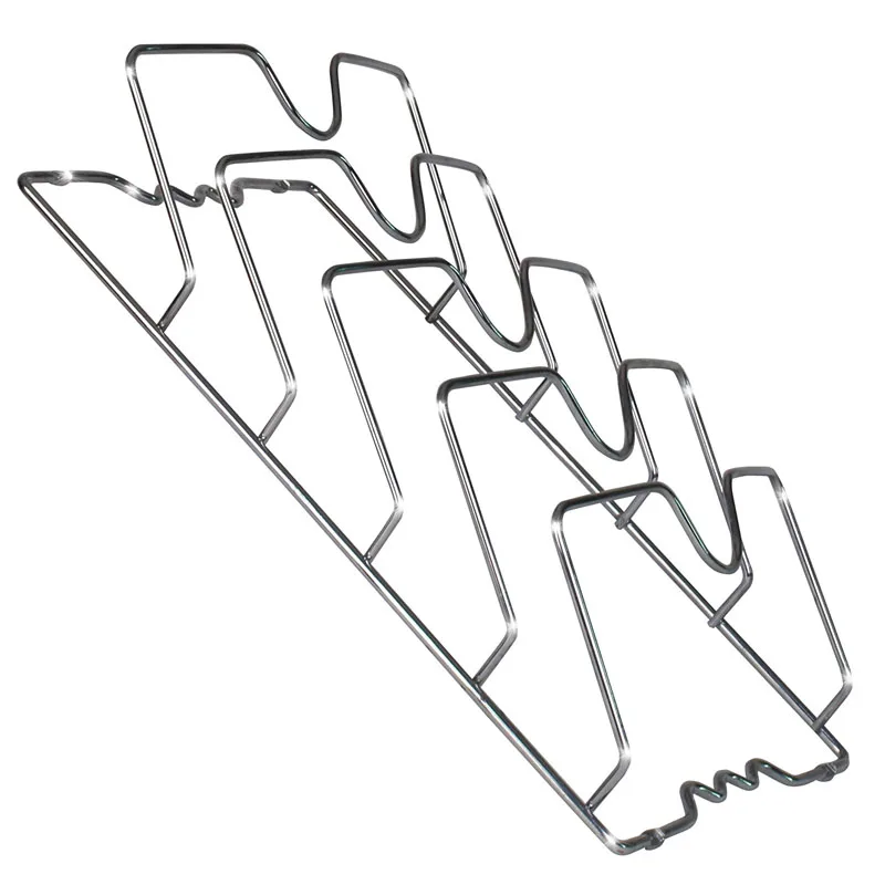 5-слойный держатель для крышек кастрюль из нержавеющей стали настенное крепление