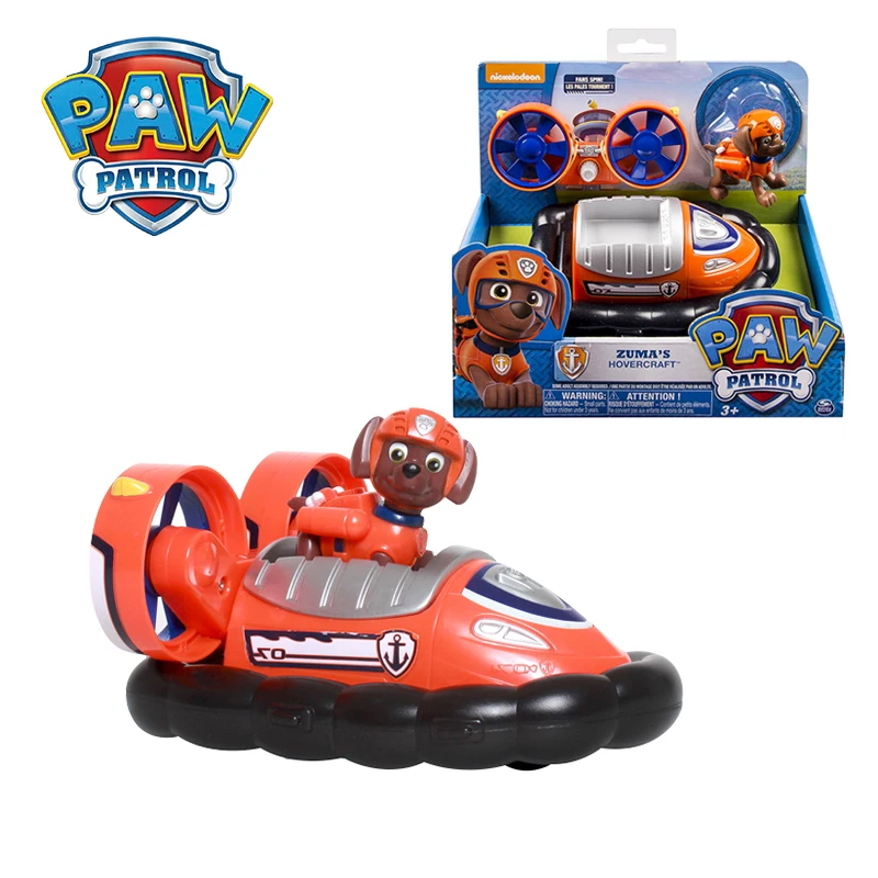 Автомобиль Щенячий патруль Zuma's Hovercraft с коллекционной фигуркой игрушки