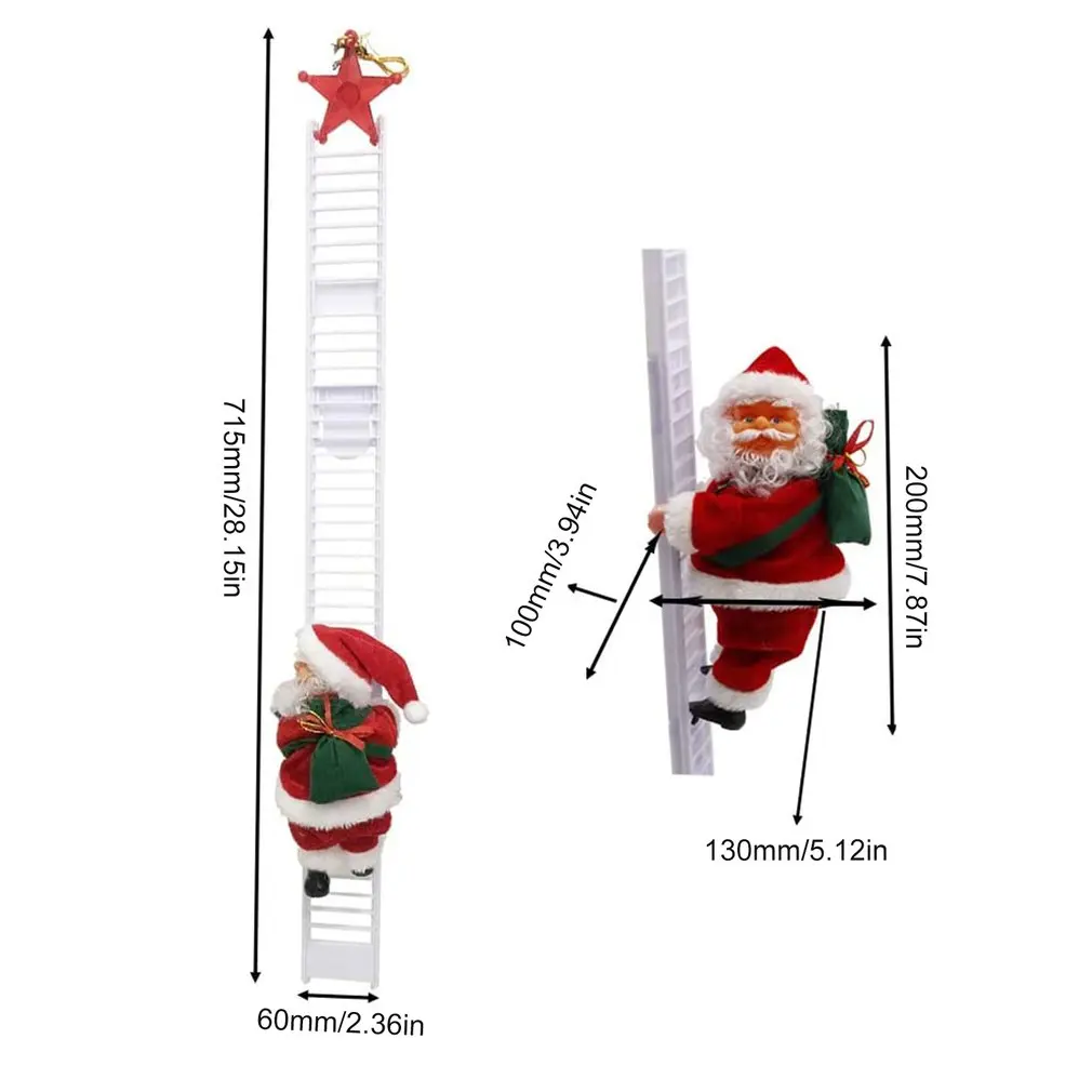 Электрическая лестница детская игрушка в виде Санты рождественские подарки для