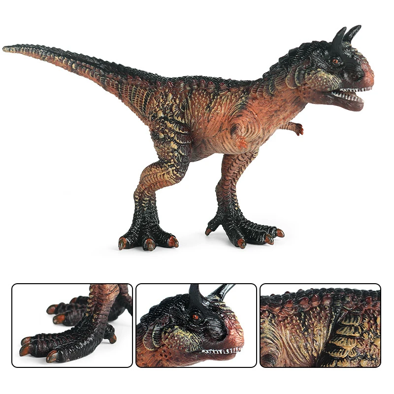 Детская модель животного динозавра большого размера игрушки твердый карнозавр