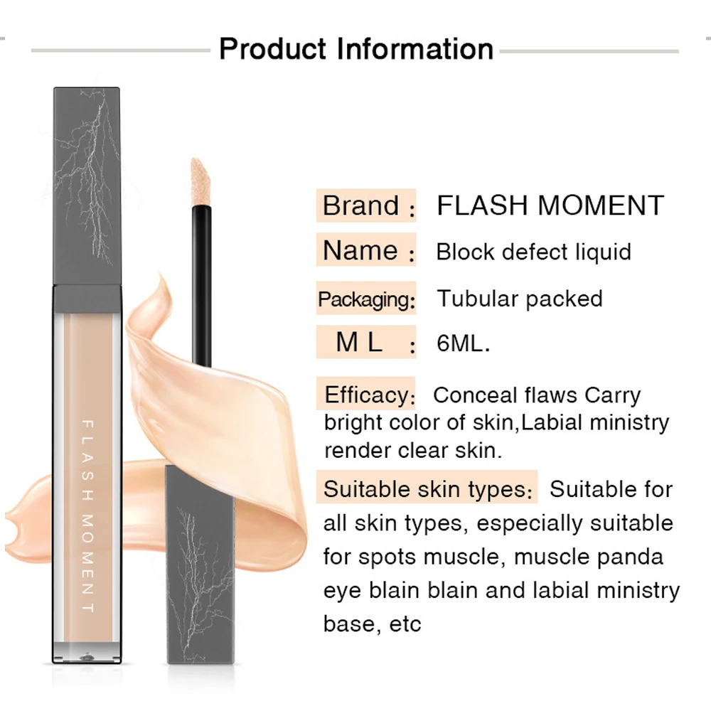 FlashMoment Жидкий тональный крем идеальное прикрытие поры! Убирает темные круги под