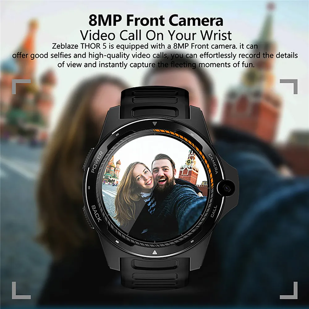 

Smart Watch 1.39" AOMLED Screen 2GB+16GB Standby 8MP Dual System Dual Chip Smart Watch Bracelet Wristband Heart Rate Monitor