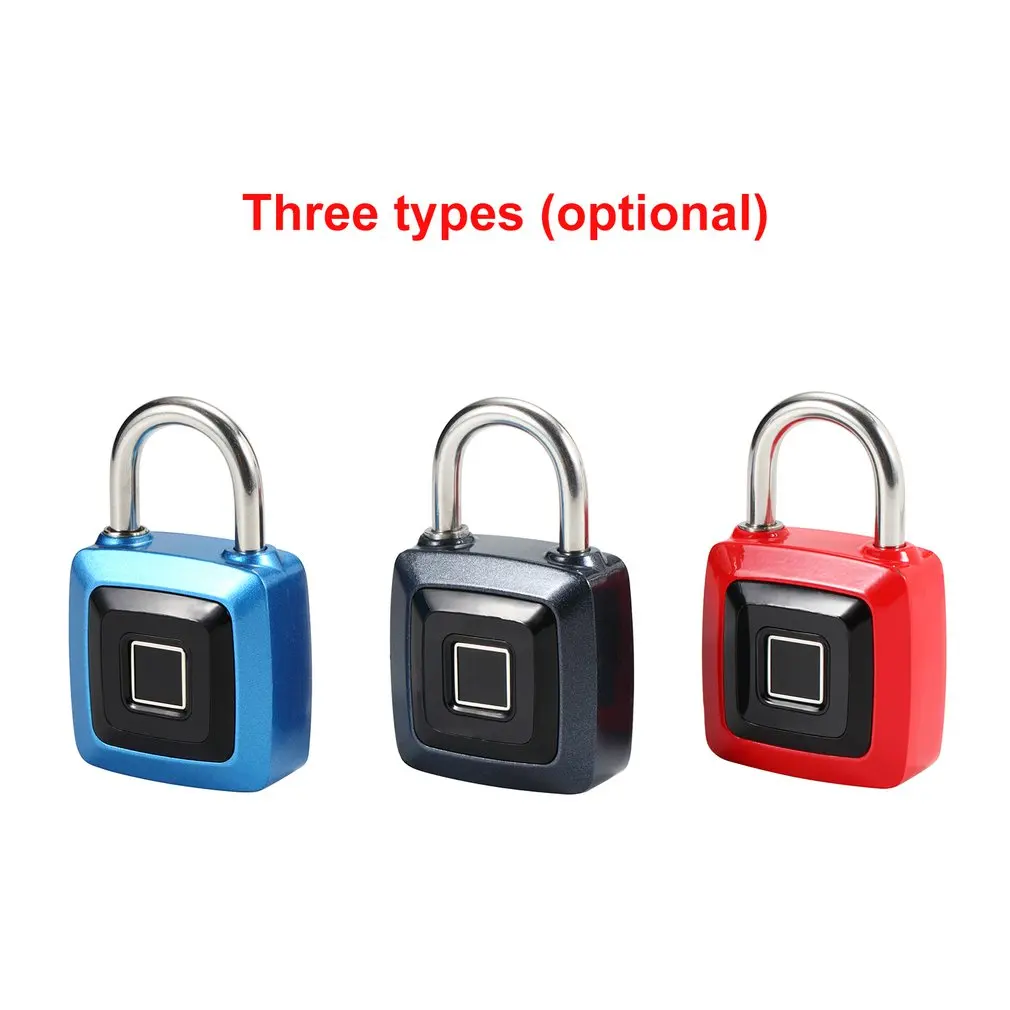 BT умный замок отпечатков пальцев без ключа USB Перезаряжаемый Быстрый