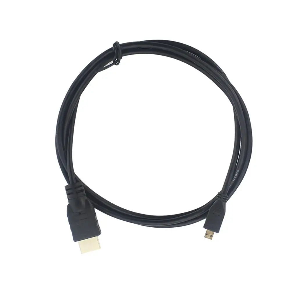 Микро HDMI к HDMI HD видео кабель высокого качества 4K качество идеально подходит для Raspberry Pi 4/4B новая распродажа