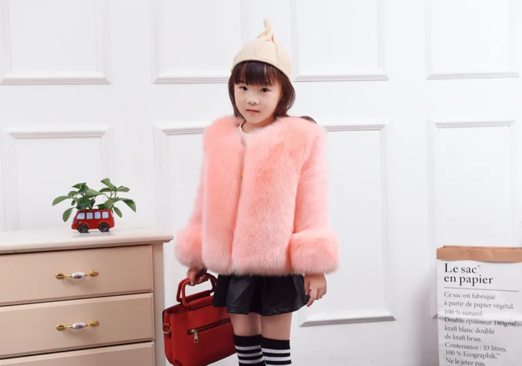 Dollplus/зимнее пальто с мехом для девочек элегантные куртки и пальто с искусственным мехом для маленьких девочек плотная теплая парка эксклюзивная детская одежда