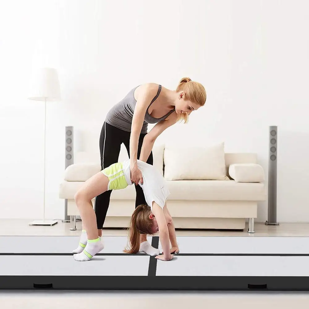 Pаспродажа Надувной гимнастический воздушный коврик 6X2m, гимнастический воздушный коврик, надувной коврик для тренажерного зала, коврики для тхэквонд...