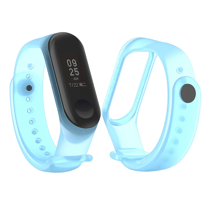 Светящийся прозрачный ремешок из ТПУ для часов Fimi Band 3 4 сменный наручных