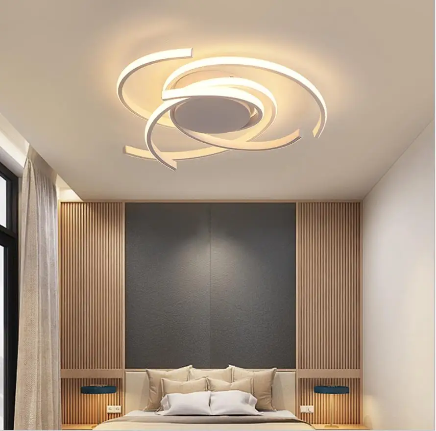 Креативная современные светодиодные потолочные лампы алюминиевая потолочная