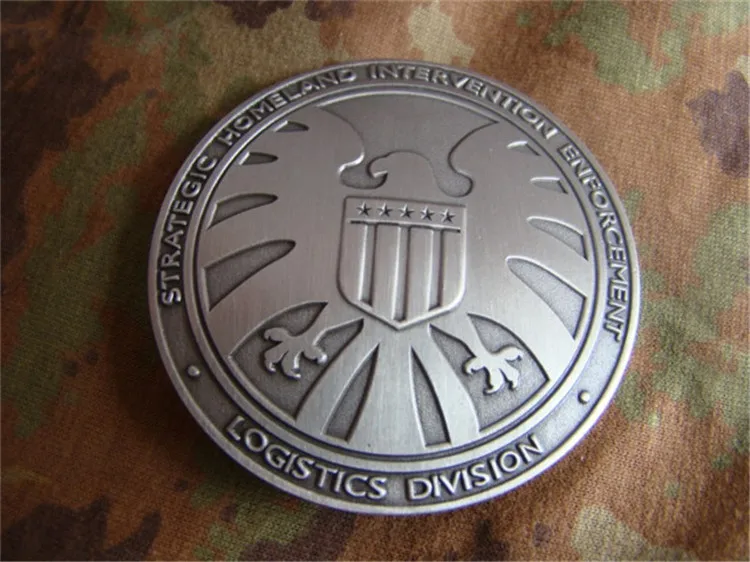 Новые представители shield S.H.I.E.L.D. Металлическая Булавка для денег значок косплея
