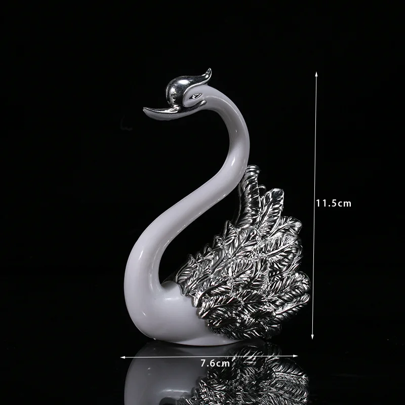 2 шт. горячие романтические лебединые топперы для торта, фламинго, украшение для выпечки, орнамент для декора на день рождения свадьбы.