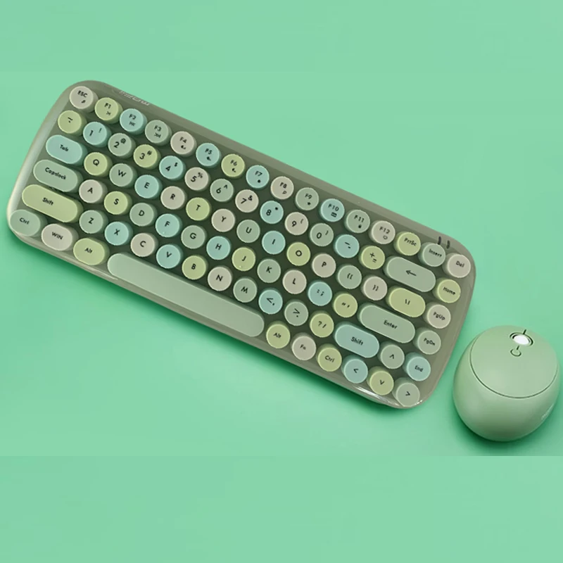 

Keyboard Mouse Combos for Desketop Laptop Notebook 2.4G Wireless Number Pad Pink Girl Keyboard and Mouse