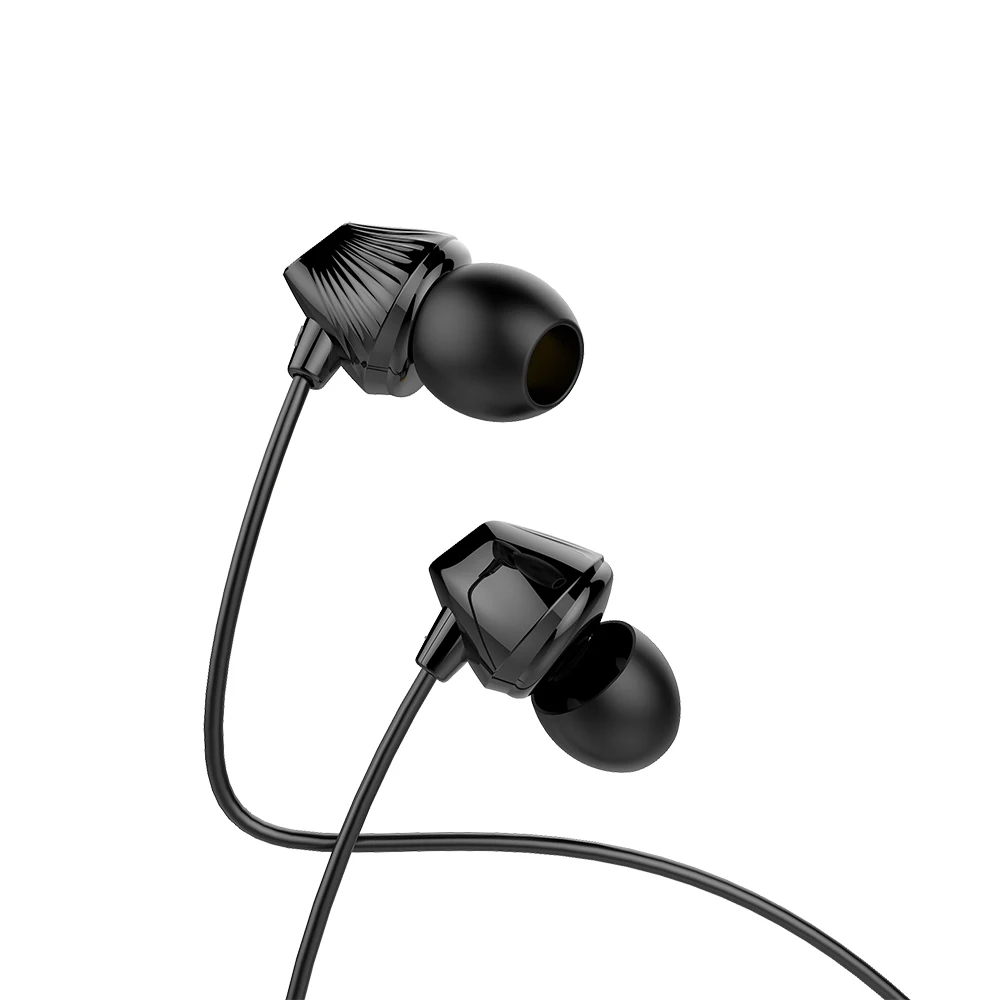 Wired Earphone With Mic In Ear 3.5MM Music Sports Gaming Running Earbuds Super Bass Black For Xiaomi Mi9 Mi8 Huawei Mate30 |