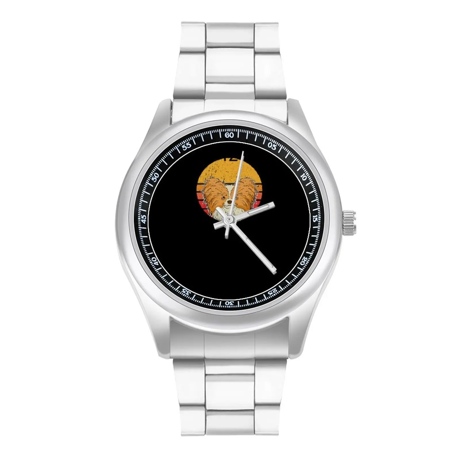 

Papillon собака кварцевые часы спортивные сильный наручные часы нержавеющая фото новые женские наручные часы