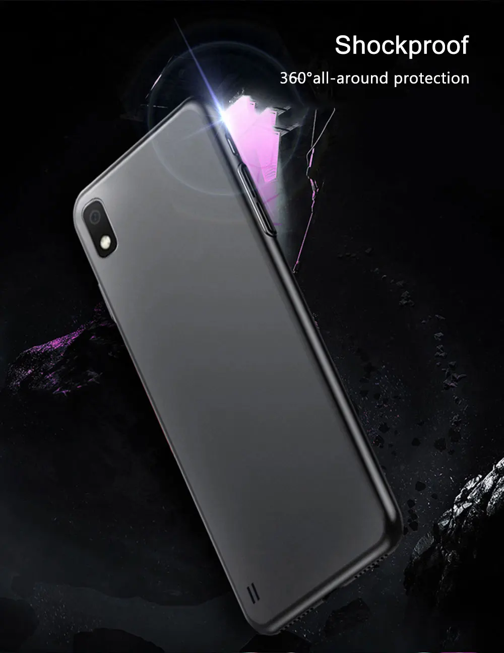 Чехол для samsung Galaxy A10 чехол противоударный тонкий матовая крышка корпуса на samsung Galaxy A10 10 A105F чехол 360 Защитная крышка
